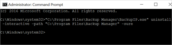 backup files from command prompt