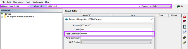 snmp walk gui